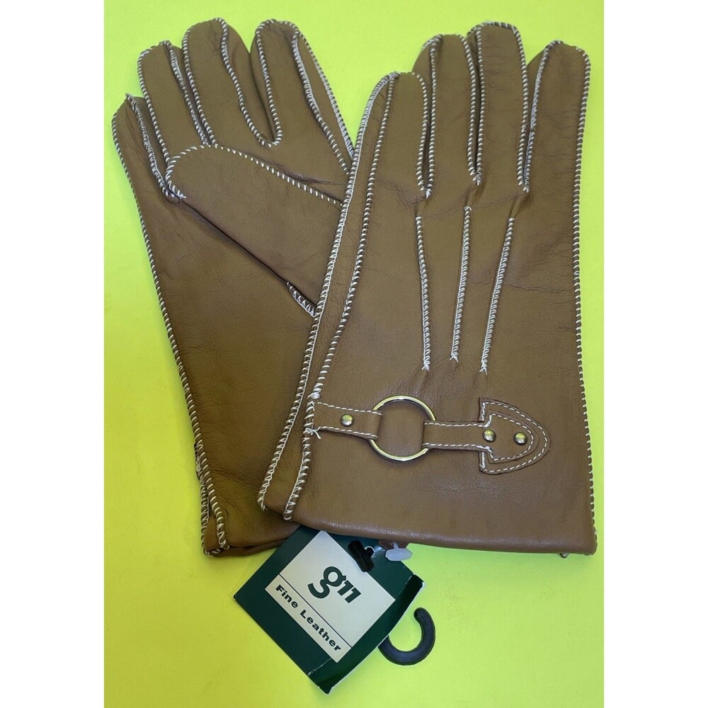 G11 Ladies Fine Leather Gloves Brown M